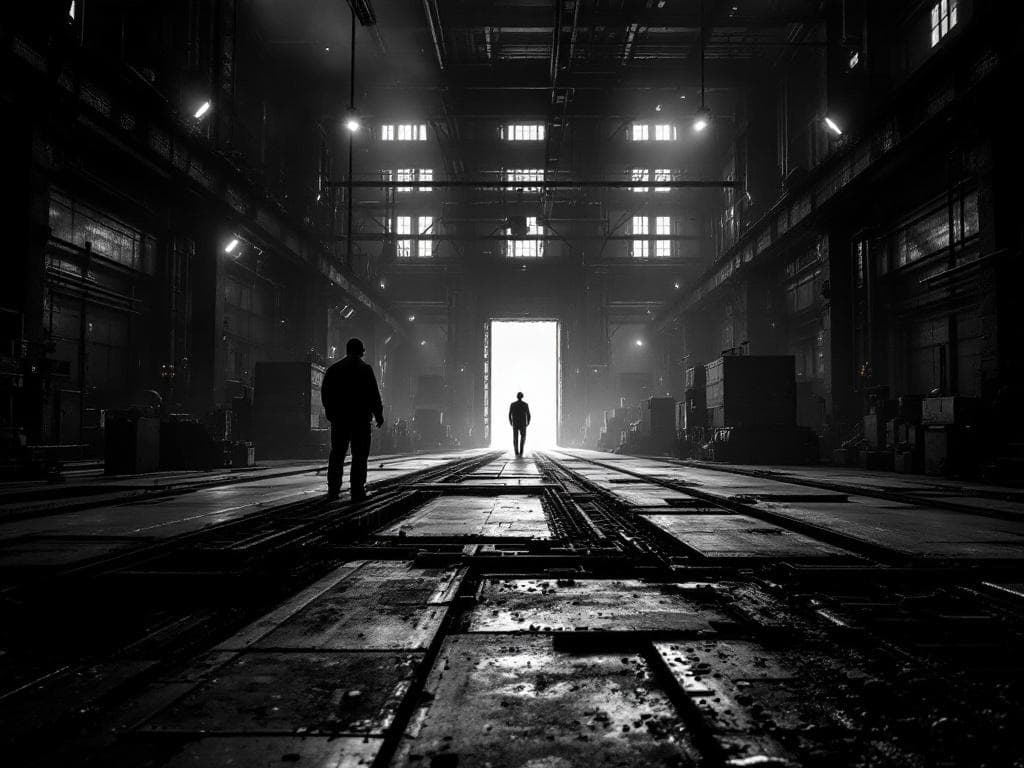 Industrial factory floor